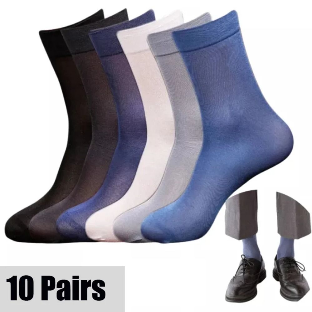 Silk Sock Bamboo - 10 paia di calzini da uomo