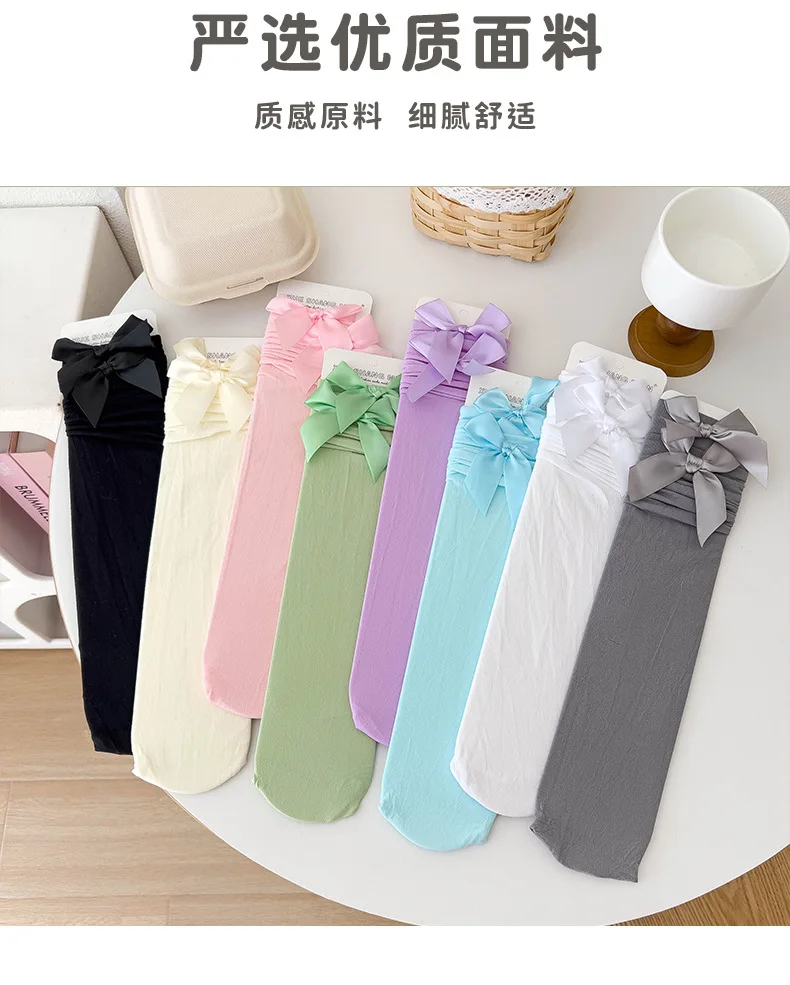 Thigh High Sock Stay Up - Calze da ragazza, Calze a rete,