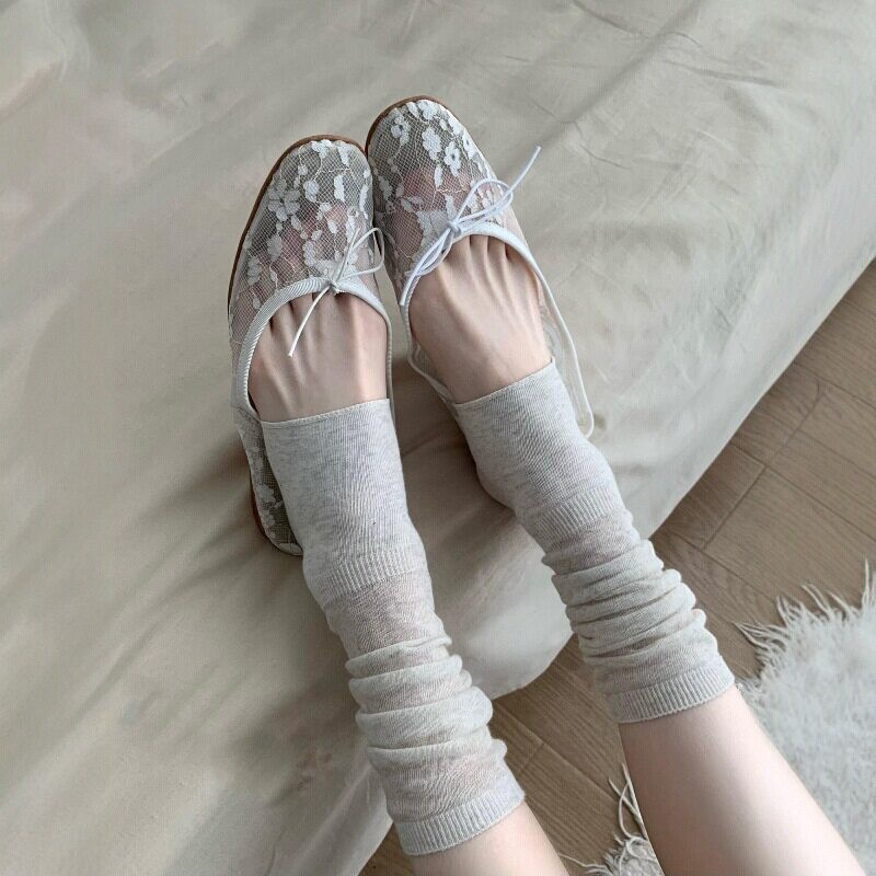 Boot Sock Slouchy - 1 Paio di Scaldacaviglie in Rete