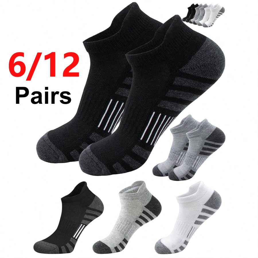 Athletic Sock Cushion - 6/24 Paia di Calzini Sportivi Traspiranti