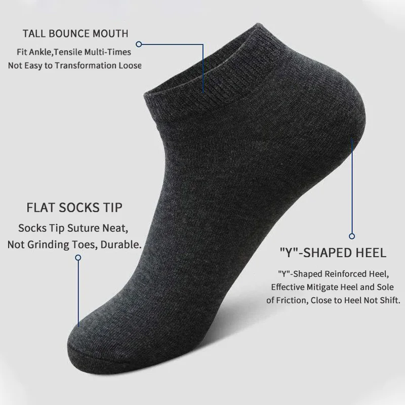 5 paia di calzini da barca uni - No Show Sock Women recensione e prezzo