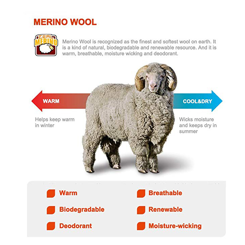 ZEALWOOD Escursionismo Trekkin - Wool Hiking Sock recensione e prezzo