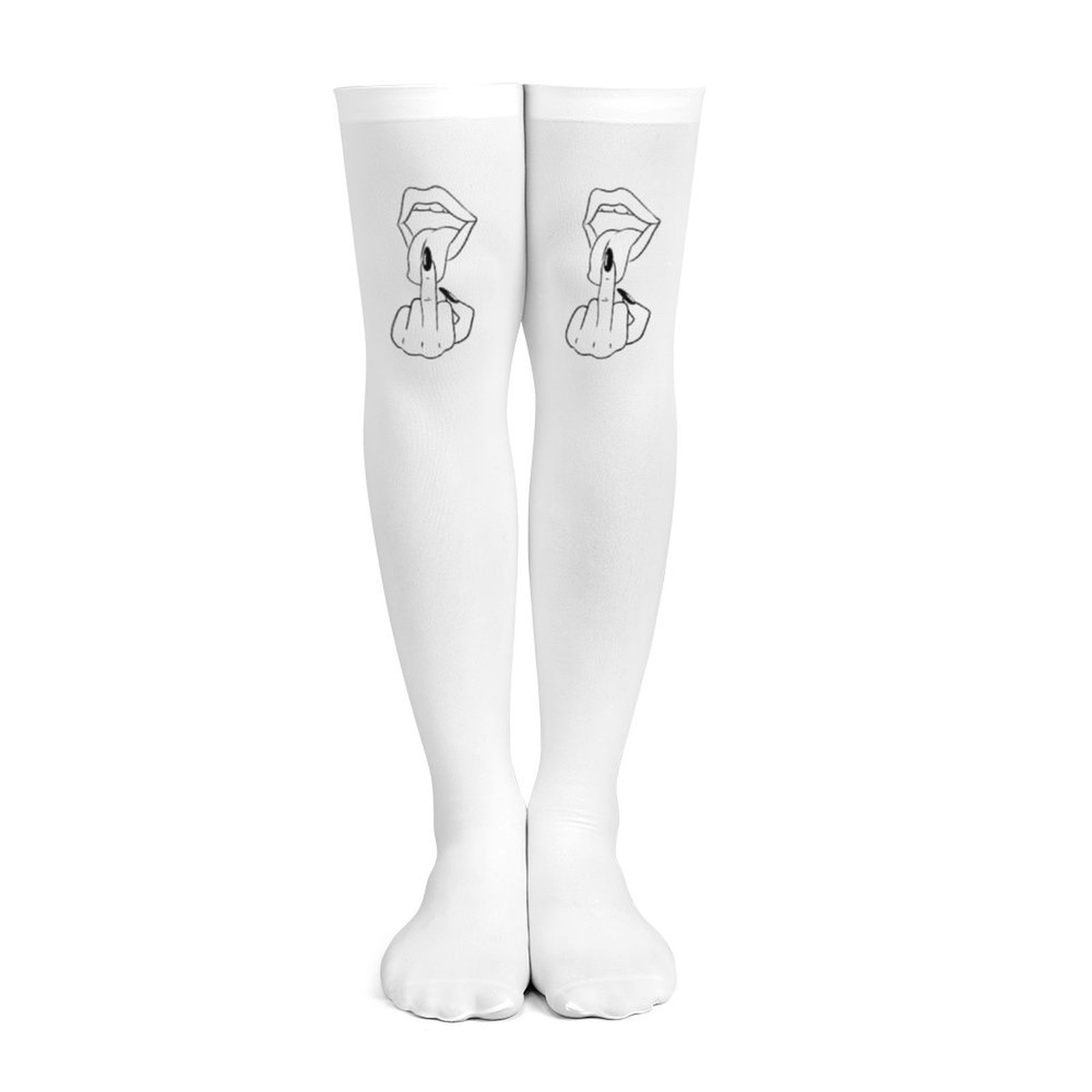 Calze da donna bianche con sta - Knee High Sock Women recensione e prezzo