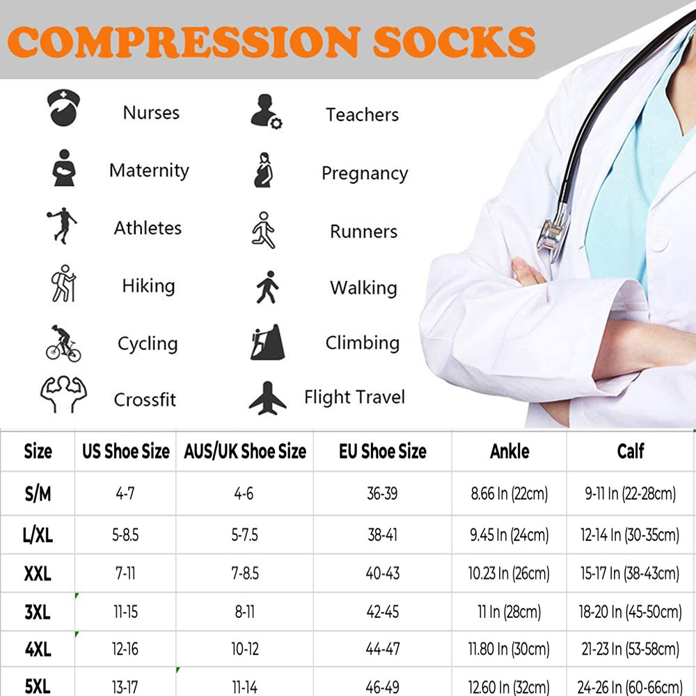 Brothock 3 paia per calzini a  - Compression Sock Medical recensione e prezzo