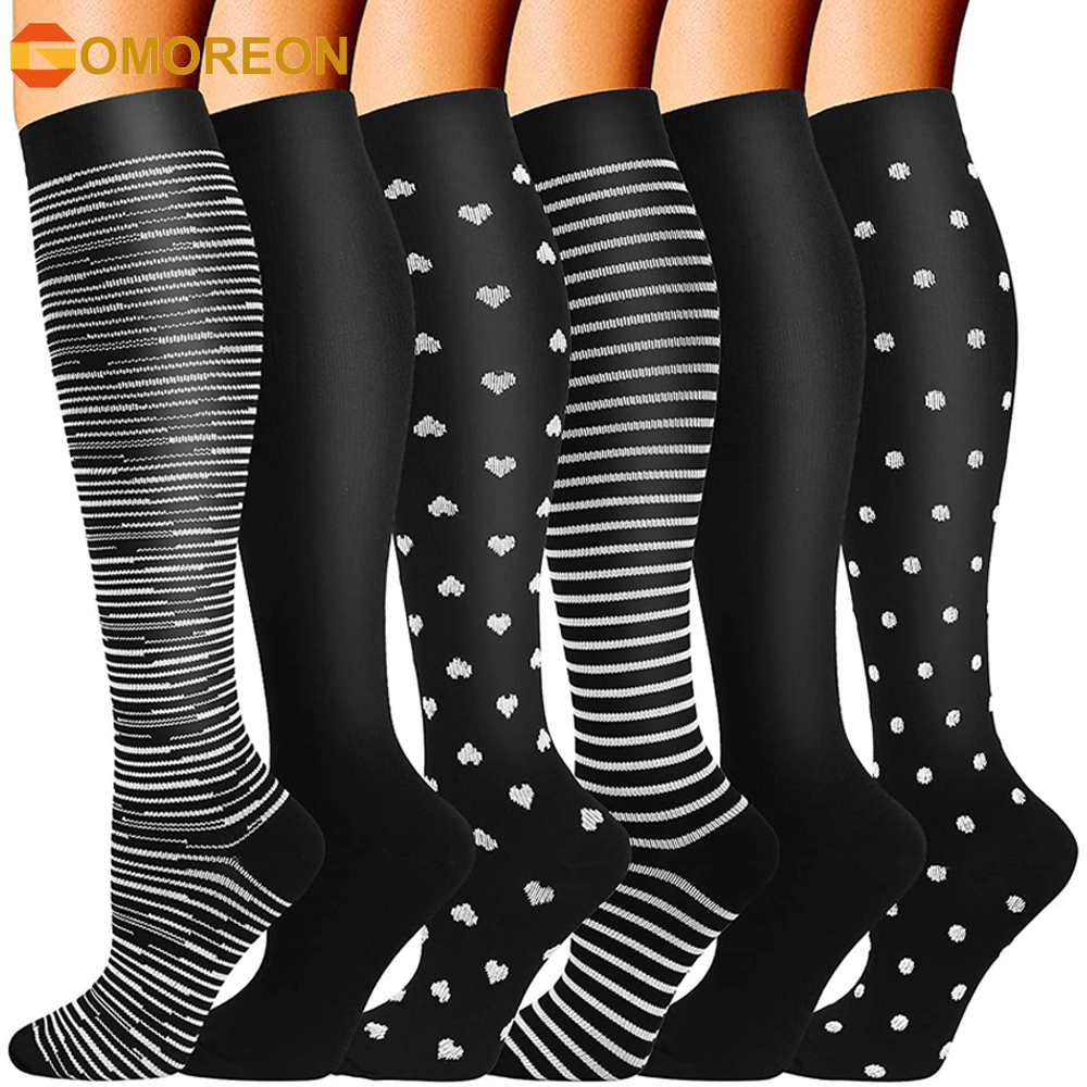 GOMOREON 6 paia di calzini a c - Compression Sock Medical recensione e prezzo