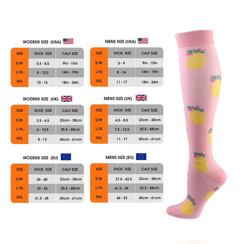 S-XXL 3 paia di calzini a comp - Compression Sock Medical recensione e prezzo