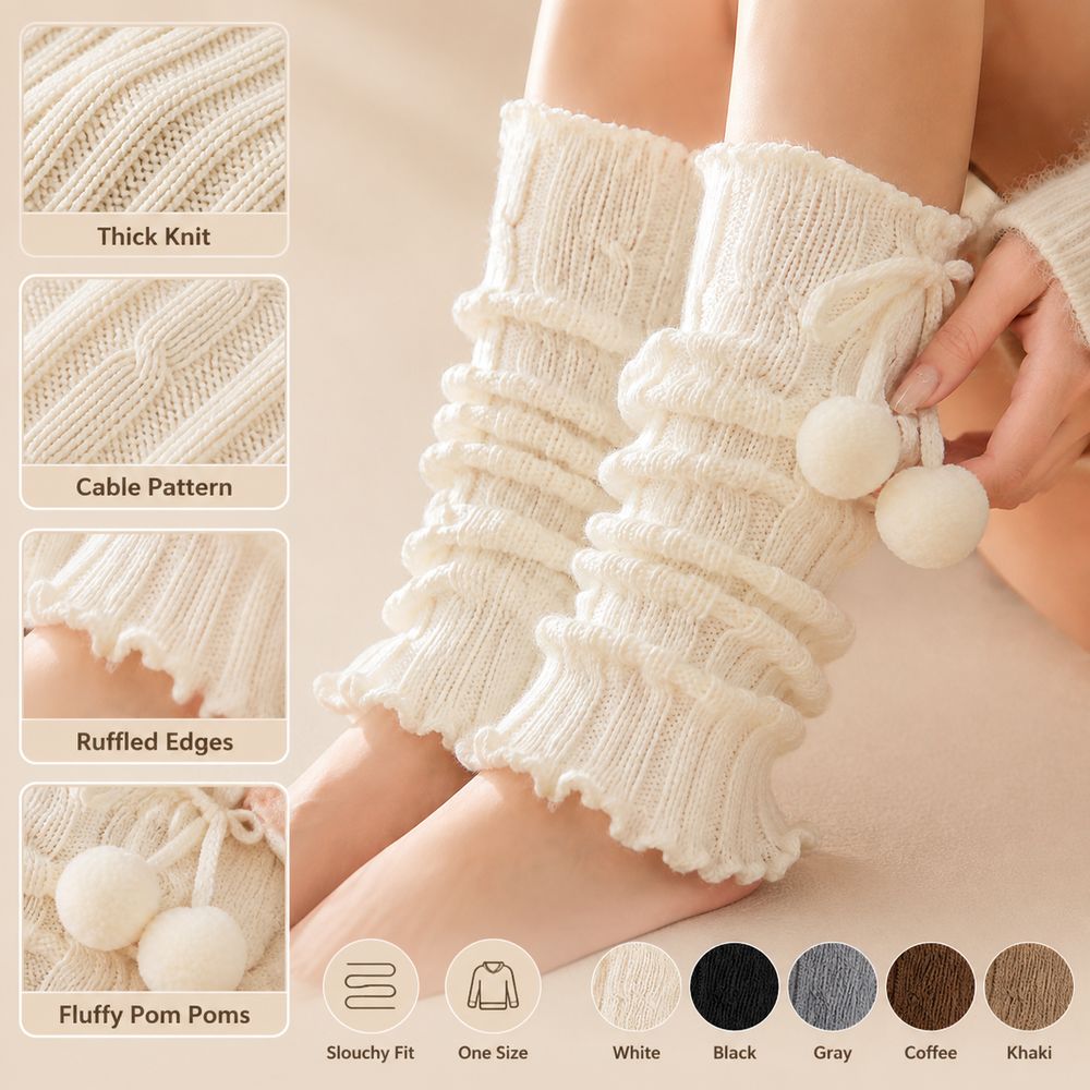 Scaldamuscoli in maglia con bo - Boot Sock Slouchy recensione e prezzo